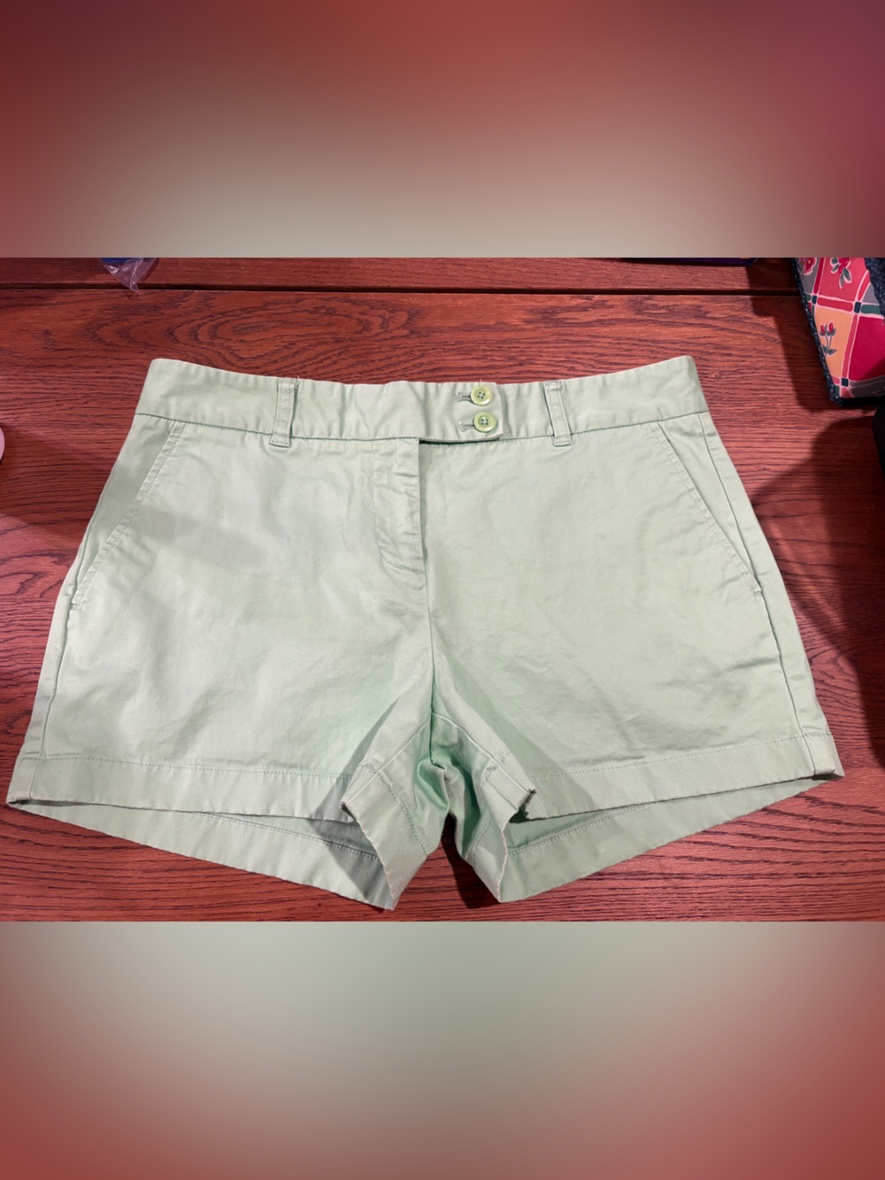 Vintage Vineyard Vines Green Cotton Blend Shorts